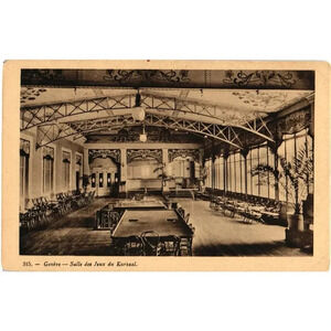 315. - Geneve- Salle Des Jeux Du Kursaal. Postcard